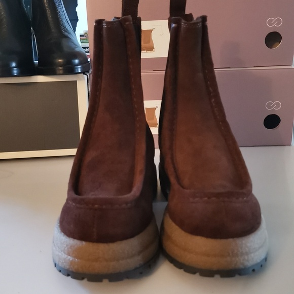 Calia Samie Moc Toe Boot Women's  Suede Ankle Boots Size: 6 - Picture 6 of 9